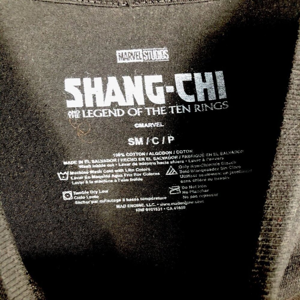Men's Marvel Shang-Chi and the Legend of the Ten Rings Logo T-Shirt - Picture 2 of 8